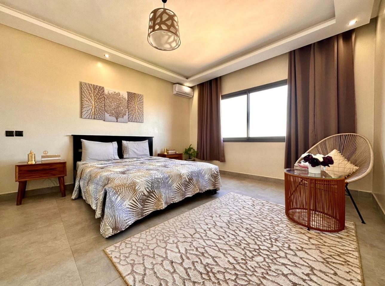 Moderne, Lumineux & Spacieux Avec Balcon -Central -Wifi-Smart Tv-Clim Marrakesh Exterior photo